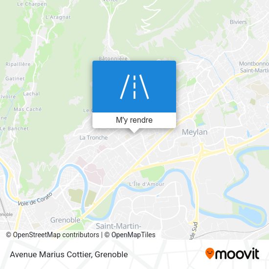 Avenue Marius Cottier plan