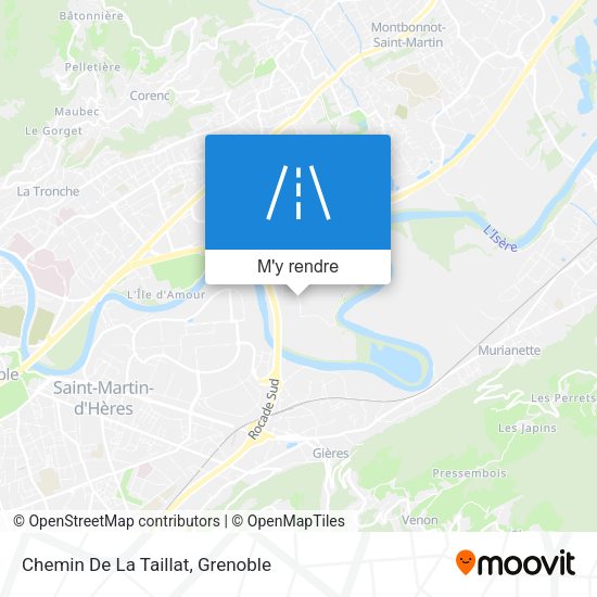 Chemin De La Taillat plan