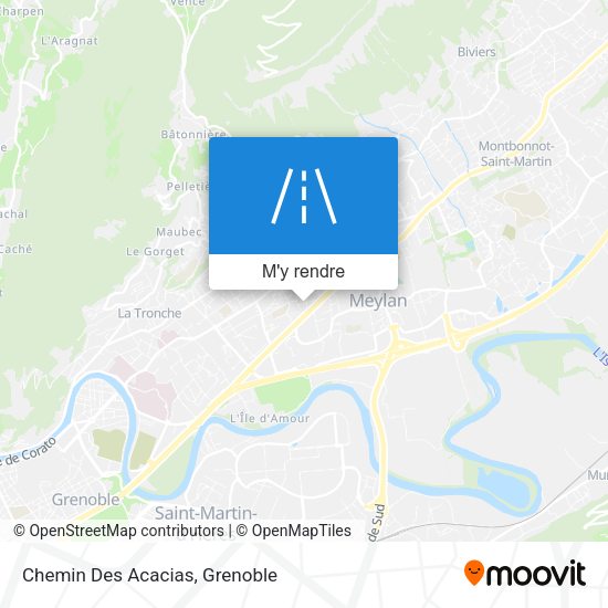 Chemin Des Acacias plan