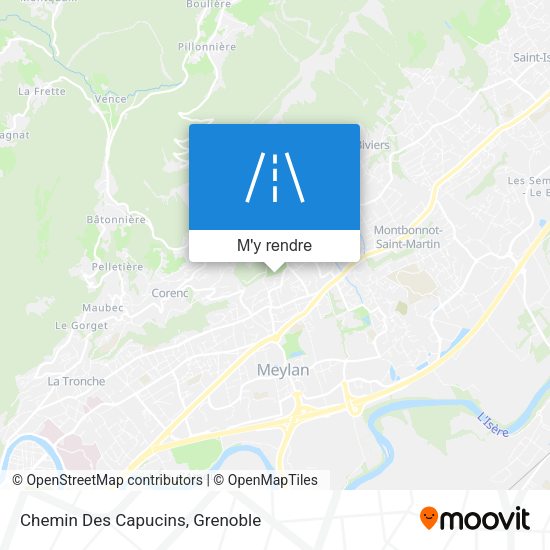 Chemin Des Capucins plan