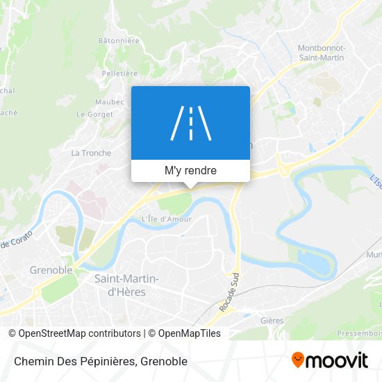 Chemin Des Pépinières plan