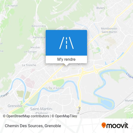 Chemin Des Sources plan