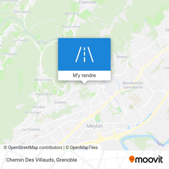 Chemin Des Villauds plan