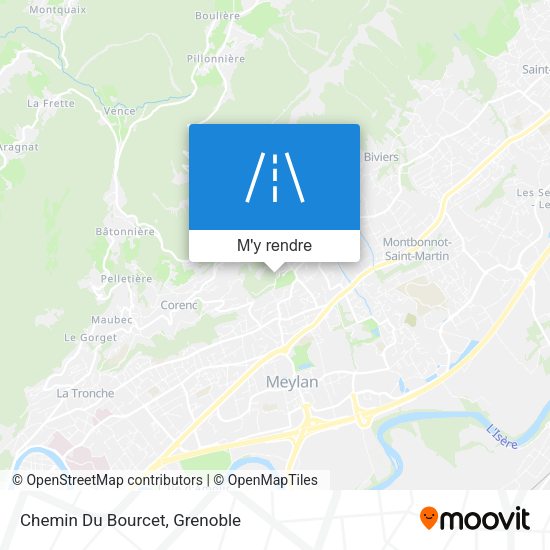 Chemin Du Bourcet plan