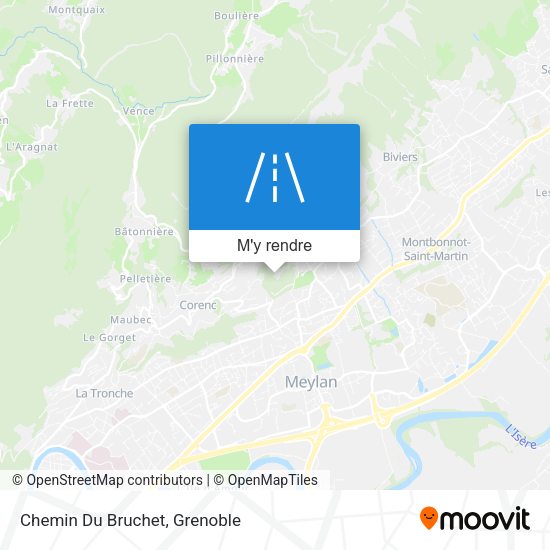 Chemin Du Bruchet plan