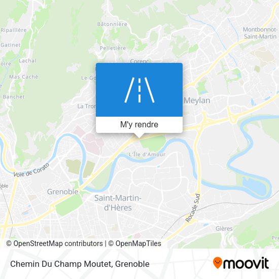 Chemin Du Champ Moutet plan