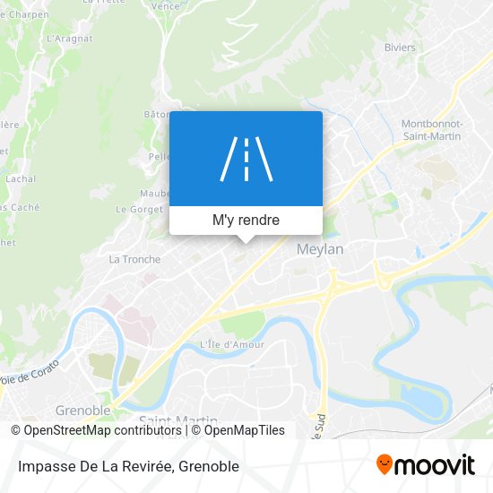 Impasse De La Revirée plan
