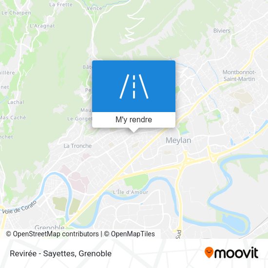 Revirée - Sayettes plan