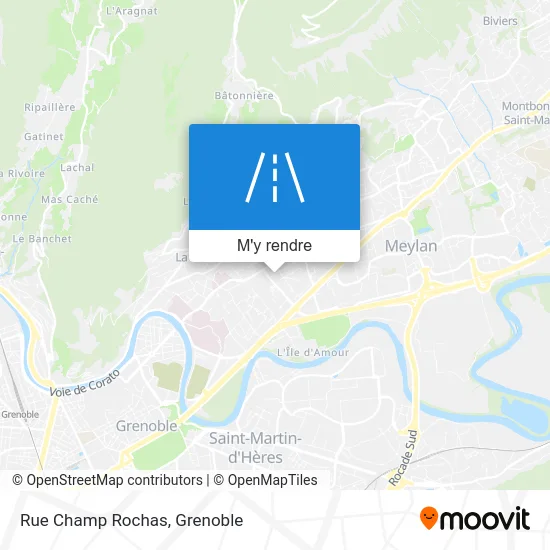 Rue Champ Rochas plan