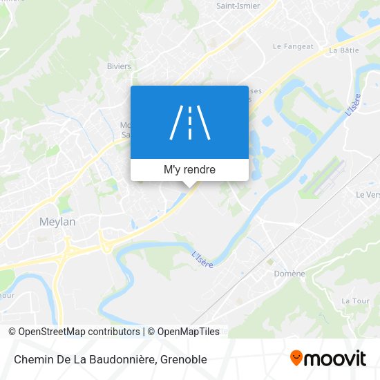 Chemin De La Baudonnière plan