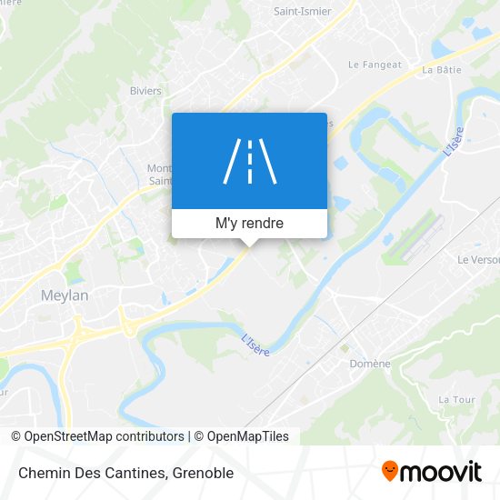 Chemin Des Cantines plan