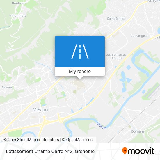 Lotissement Champ Carré N°2 plan
