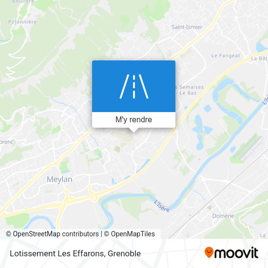 Lotissement Les Effarons plan