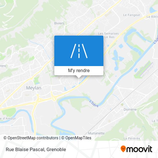 Rue Blaise Pascal plan