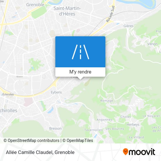Allée Camille Claudel plan