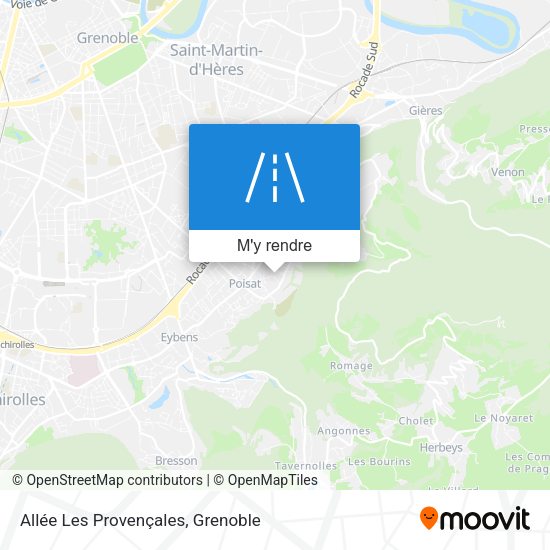 Allée Les Provençales plan