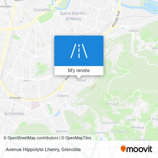 Avenue Hippolyte Lhenry plan