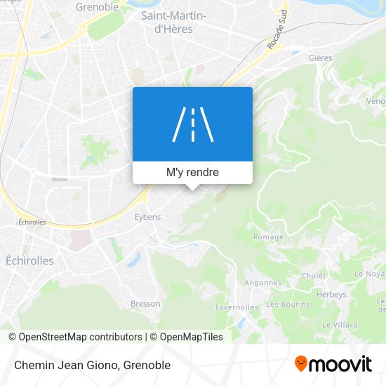 Chemin Jean Giono plan