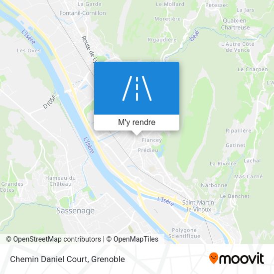 Chemin Daniel Court plan