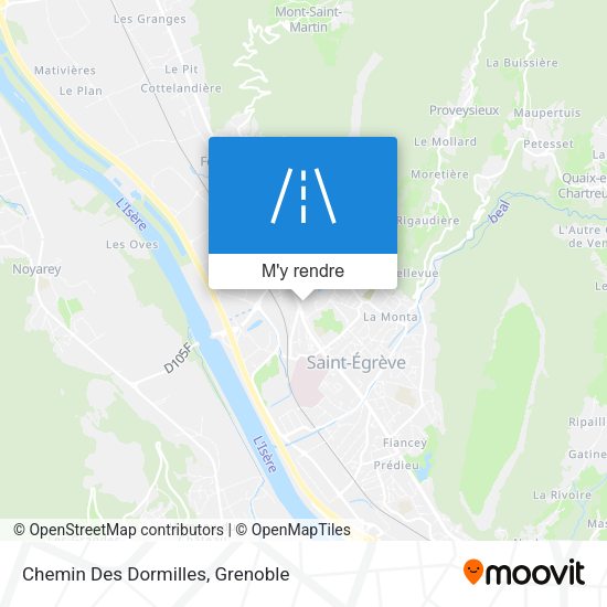 Chemin Des Dormilles plan