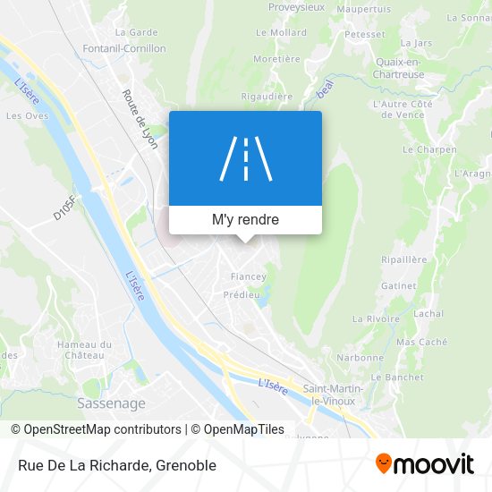 Rue De La Richarde plan