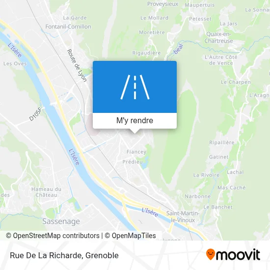 Rue De La Richarde plan