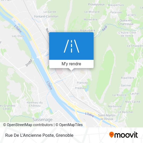 Rue De L'Ancienne Poste plan