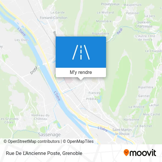 Rue De L'Ancienne Poste plan