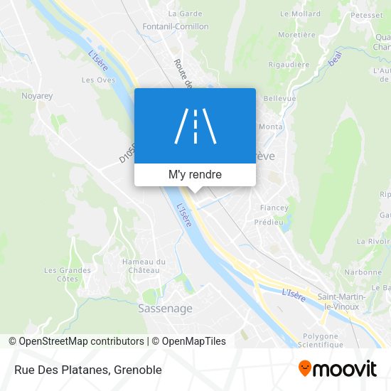 Rue Des Platanes plan