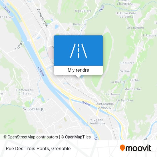 Rue Des Trois Ponts plan