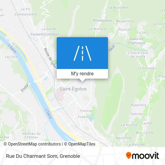 Rue Du Charmant Som plan