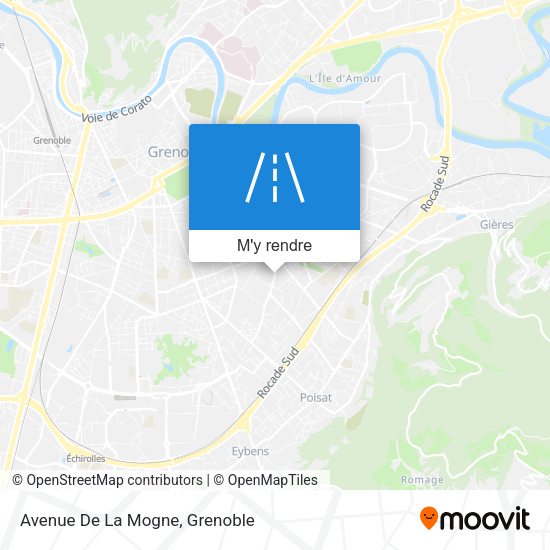 Avenue De La Mogne plan