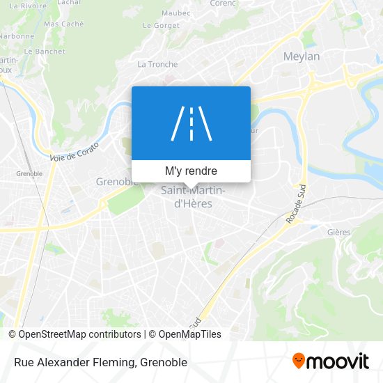 Rue Alexander Fleming plan