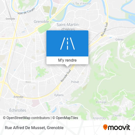 Rue Alfred De Musset plan