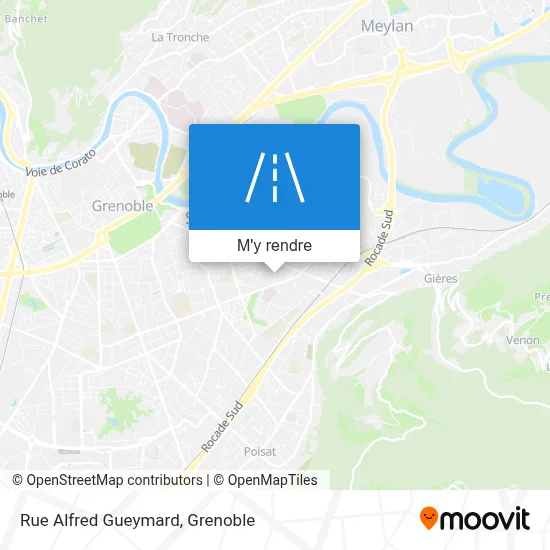 Rue Alfred Gueymard plan