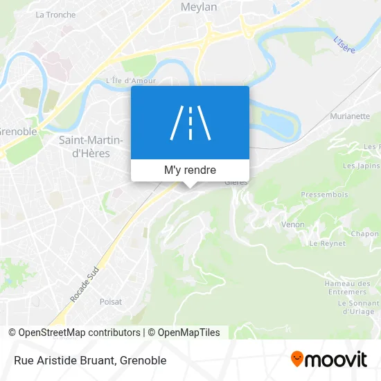 Rue Aristide Bruant plan