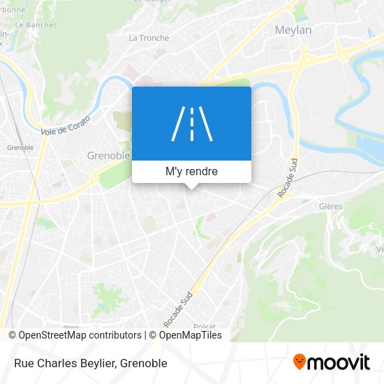 Rue Charles Beylier plan