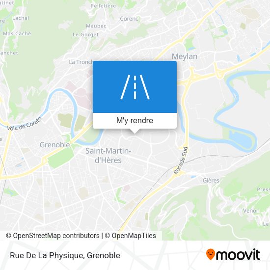 Rue De La Physique plan