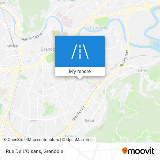 Rue De L'Oisans plan