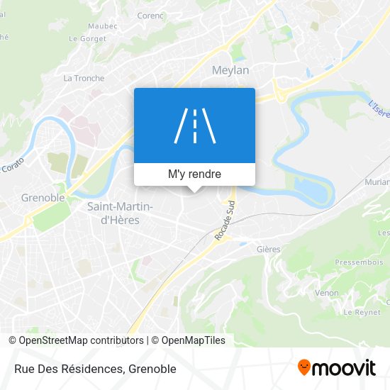 Rue Des Résidences plan