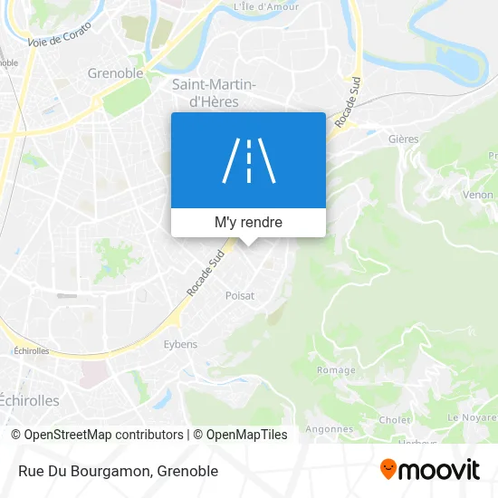 Rue Du Bourgamon plan