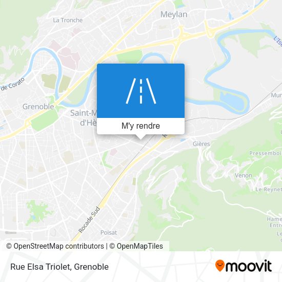 Rue Elsa Triolet plan
