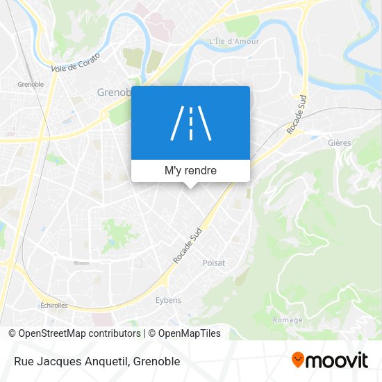 Rue Jacques Anquetil plan