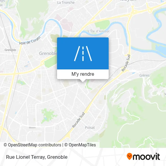 Rue Lionel Terray plan