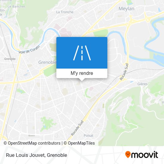 Rue Louis Jouvet plan