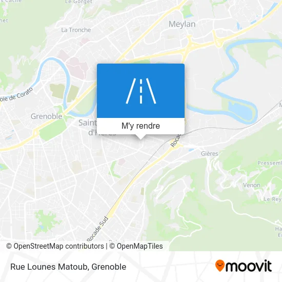 Rue Lounes Matoub plan