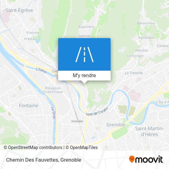 Chemin Des Fauvettes plan