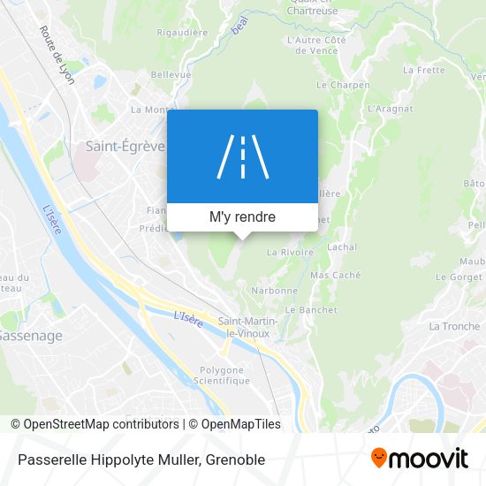 Passerelle Hippolyte Muller plan