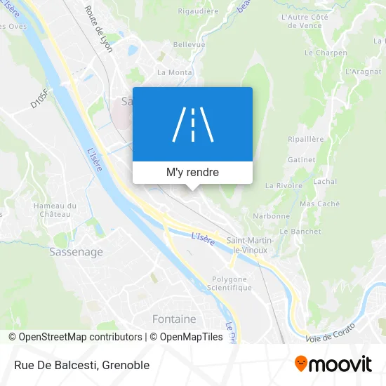 Rue De Balcesti plan