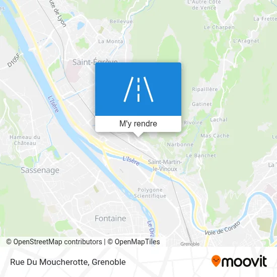 Rue Du Moucherotte plan